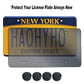 Smoked License Plate - Stealth