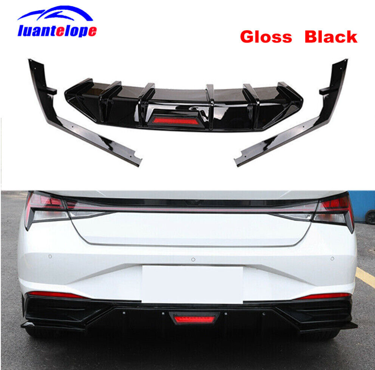 Rear Diffuser for 2021+ Elantra – Elantra Mods