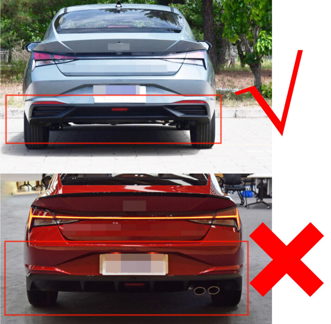 Rear Diffuser for 2021+ Elantra